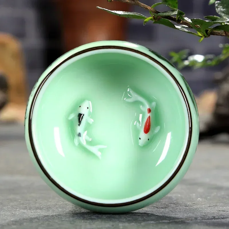 Celadon Ceramic Cup - Xícara de chá cerâmica 1 peça