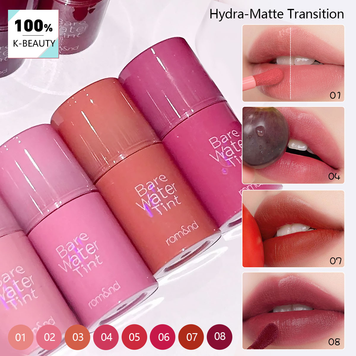 rom&nd BARE MOOL TINT, Textura - Lip Tint Korean avaliação e preço