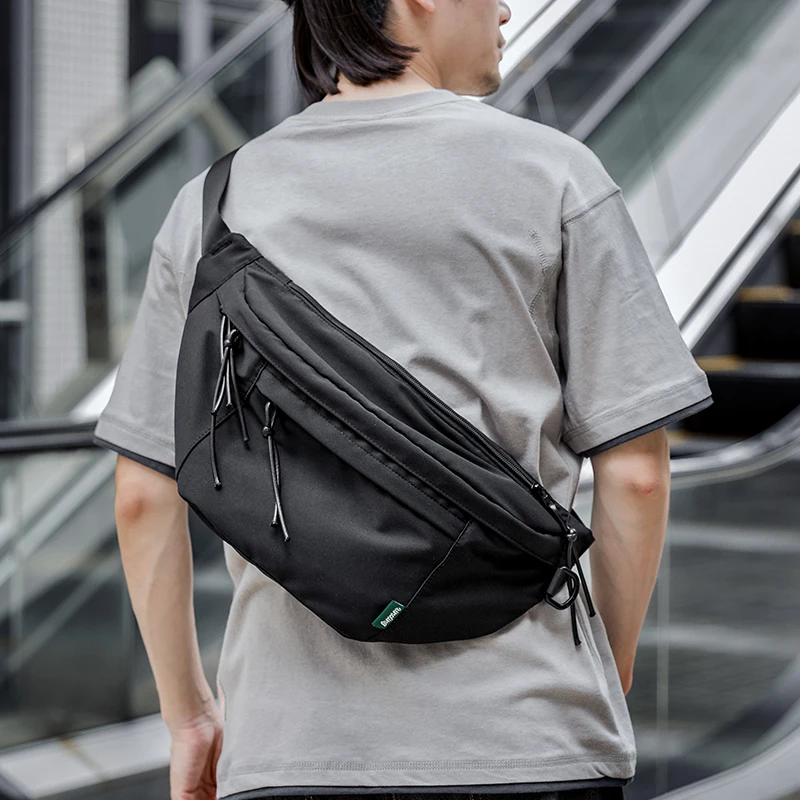 오버사이즈 방수 옥스포드 체스트 백, 크로스 바디 백, - Korean Student Lifestyle avaliação e preço