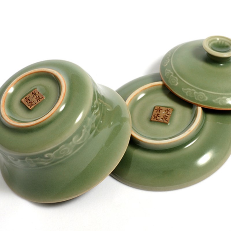 Gaiwan de Cerâmica Celadon de  - Celadon Ceramic Cup avaliação e preço