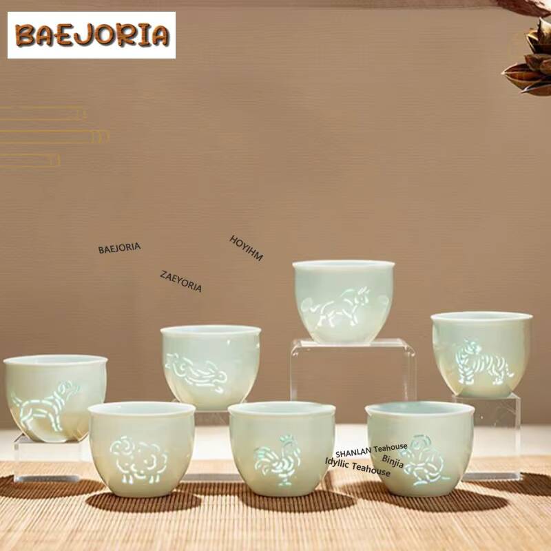 Conjunto de Xícaras de Chá Art - Celadon Ceramic Cup avaliação e preço