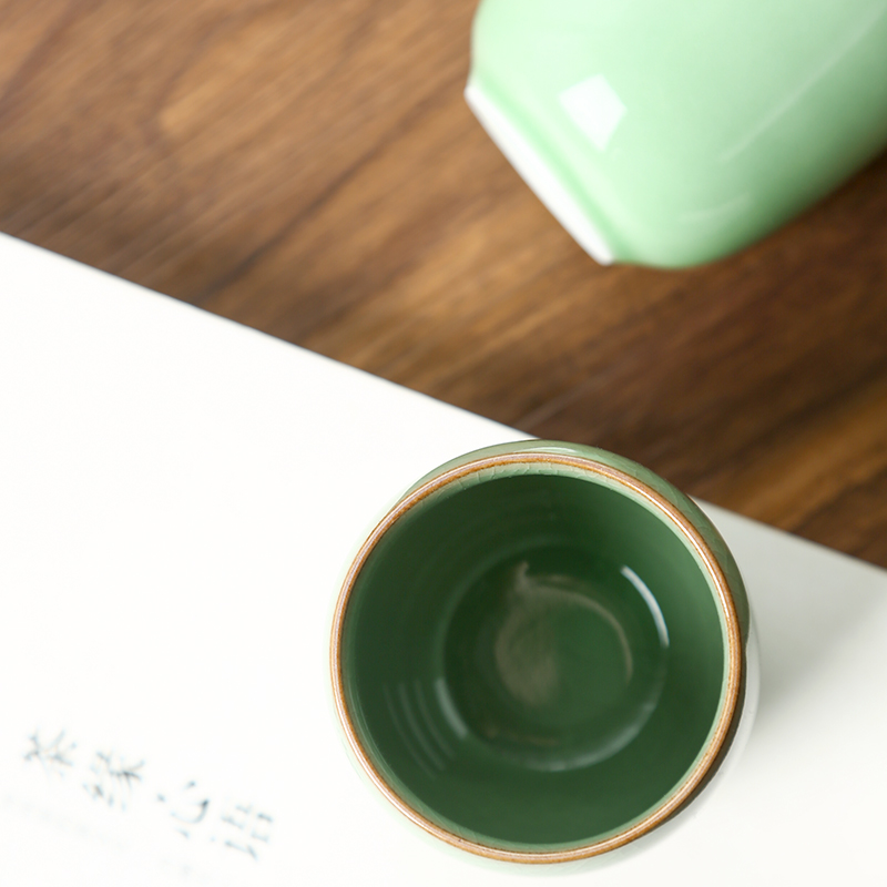 Conjunto de xícara de chá de p - Celadon Ceramic Cup avaliação e preço