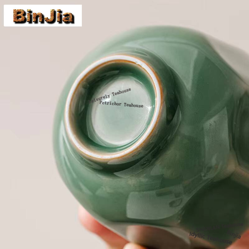 Conjunto de chá portátil com f - Celadon Ceramic Cup avaliação e preço