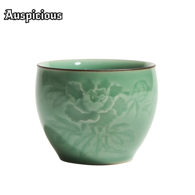120ml artesanal longquan celad - Celadon Ceramic Cup avaliação e preço