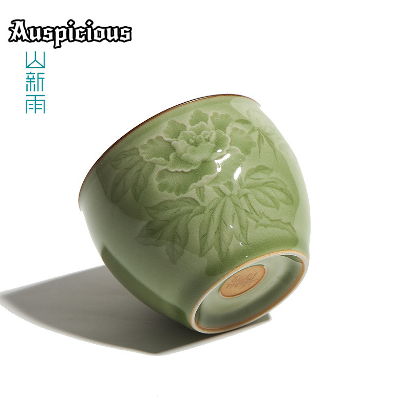 120ml artesanal longquan celad - Celadon Ceramic Cup avaliação e preço