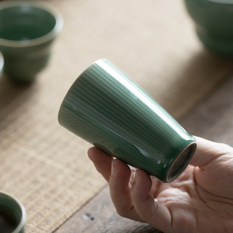 90ml yue forno celadon copo de - Celadon Ceramic Cup avaliação e preço