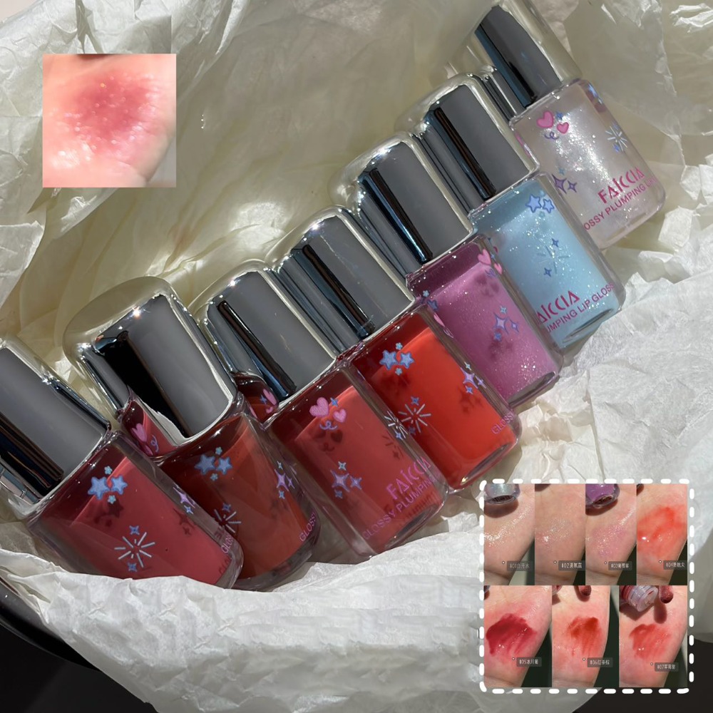 Gloss Labial Azul Bebê Cintila - Lip Tint Korean avaliação e preço
