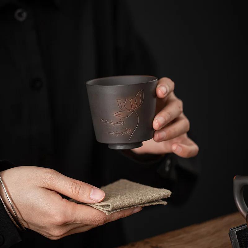 Xícara de Chá de Cerâmica Roxa - Celadon Ceramic Cup avaliação e preço