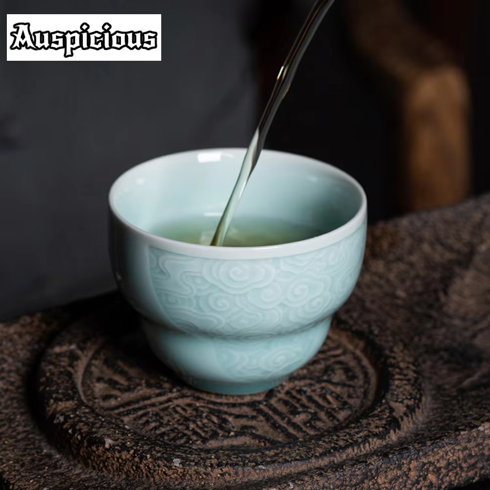 Handmade Longquan Celadon Tea  - Celadon Ceramic Cup avaliação e preço